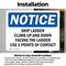 Signmission Safety Culture Sign, 10 in Width, Vinyl Decal, Rectangle OS-2PACK-NS-D-710-L-18304 - alternate 6